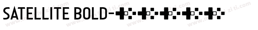 Satellite Bold字体转换